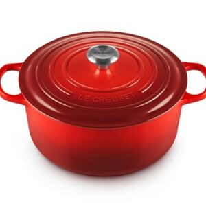 Le Creuset Enameled Cast Iron Round Dutch Oven, 7.25 qt., Cerise - Image 2