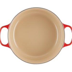 Le Creuset Enameled Cast Iron Round Dutch Oven, 7.25 qt., Cerise - Image 4