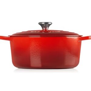 Le Creuset Enameled Cast Iron Round Dutch Oven, 7.25 qt., Cerise - Image 5