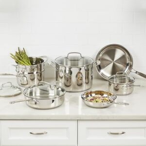 Cuisinart Chef’s Classic 11-Piece Stainless Steel Pots and Pans Set - Image 3