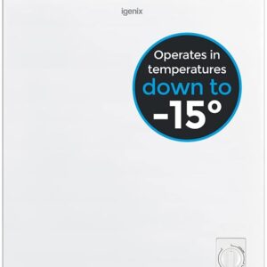 100 Freestanding Chest Freezer, 99 Litre Capacity with Freezer Garages, White