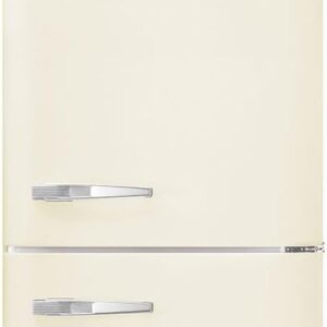 FAB32RCR6UK 50s Style Retro Freestanding Fridge Freezer - Frost Free - Right Hand Hinge - Cream Finish - Image 1