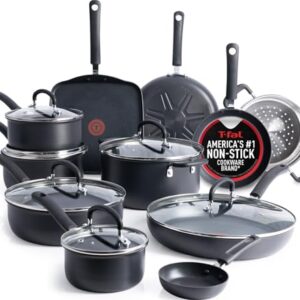 T-Fal Ultimate Hard Anodized Nonstick Pots and Pans Set 17 Piece - Image 2