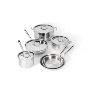 All-Clad D3 Stainless Steel Cookware Set, 10-Piece, Made in the USA - Image 2