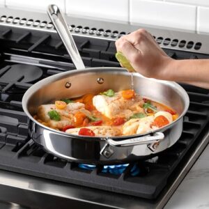All-Clad D3 Stainless Steel Cookware Set, 10-Piece, Made in the USA - Image 6