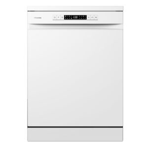 Hisense HS622E90WUK Freestanding Standard Dishwasher 85cm High – E Rated, White, 24 x 23 x 33 inches (L x W x H) - Image 1
