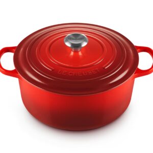 Le Creuset Enameled Cast Iron Round Dutch Oven, 7.25 qt., Cerise