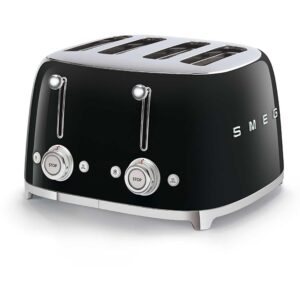 TSF03BL 4 Slice Toaster, Extra Wide Slots, 3 pre set programmes, Black - Image 2