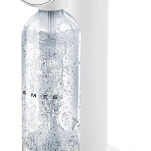 SKC01WHM Soda Maker, Non - Slip Feet, Space Saving Design, 800ml, Matte White