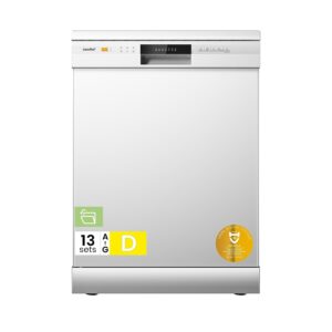 with 13 Place Settings, New Upgraded Full Size Dishwasher 60cm Width, CDWPF1301PWD, Auto Door Open Drying, Quick Wash, Hygiene Wash, Delay... - Image 3