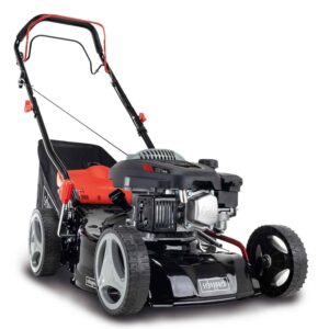 MS132 - 42 Self-Propelled Compact Petrol Lawnmower - 42 cm Cutting Width - Mulching Function - 45L Grass Bag