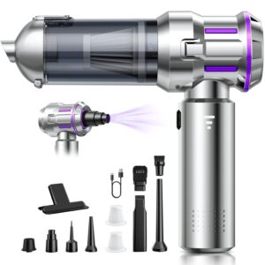 Vacuum Cleaner - 22000Pa 4-in-1 Car Vacuum Cleaner Cordless - 3 Speed Brushless Motor Mini with One