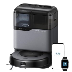 Omni C20 - Robot Vacuum Cleaner with Mop - All-in-One Station - 7 - 000 Pa Powerful Suction - Ultra - Slim