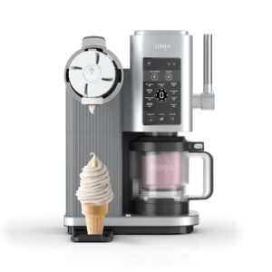 CREAMi Scoop and Swirl Soft Serve and Ice Cream Maker with 2x Tubs - 13 Functions - Makes Ice Cream