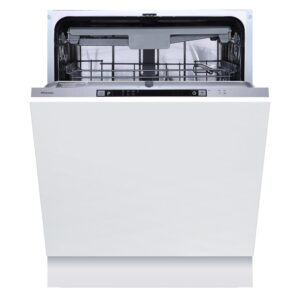 Fully Integrated Standard Dishwasher - Silver with Fixed Door Fixing Kit - D Rated