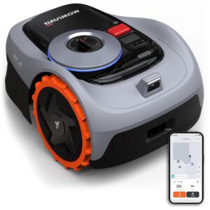 Navimow i105E Robotic Lawn mower without Boundary, Rec. 500 m², Max. 600 m², EFLS 2.0 RTK + Vision Robot Lawnmower, AI Automatic Mapping, Virtual Limiting, Multi-Zone - Image 1