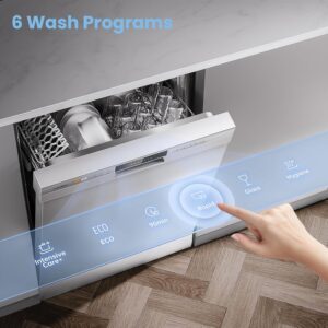 with 13 Place Settings, New Upgraded Full Size Dishwasher 60cm Width, CDWPF1301PWD, Auto Door Open Drying, Quick Wash, Hygiene Wash, Delay... - Image 9