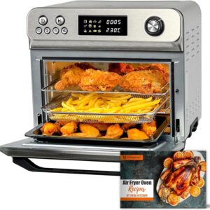 24L Air Fryer Oven With Rotisserie Large XXL Digital Knob 1800W 10 in 1 airfryer Countertop Convection