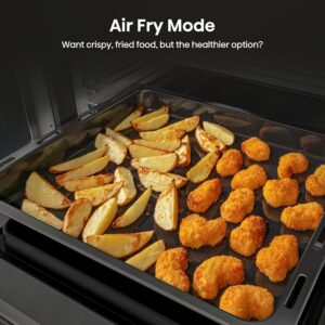 HDC60B 60cm Electric Cooker with Ceramic Hob-Black, A Rated Double Oven 50L/80L [Energy Class A] - Image 7