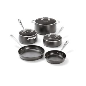 All-Clad HA1 Hard Anodized Nonstick (8-Piece) Pots and Pans Set