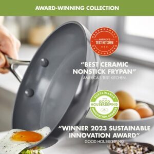 GreenPan Valencia Pro 22 Piece Cookware Set Ceramic Nonstick Pots & Pans - Image 4